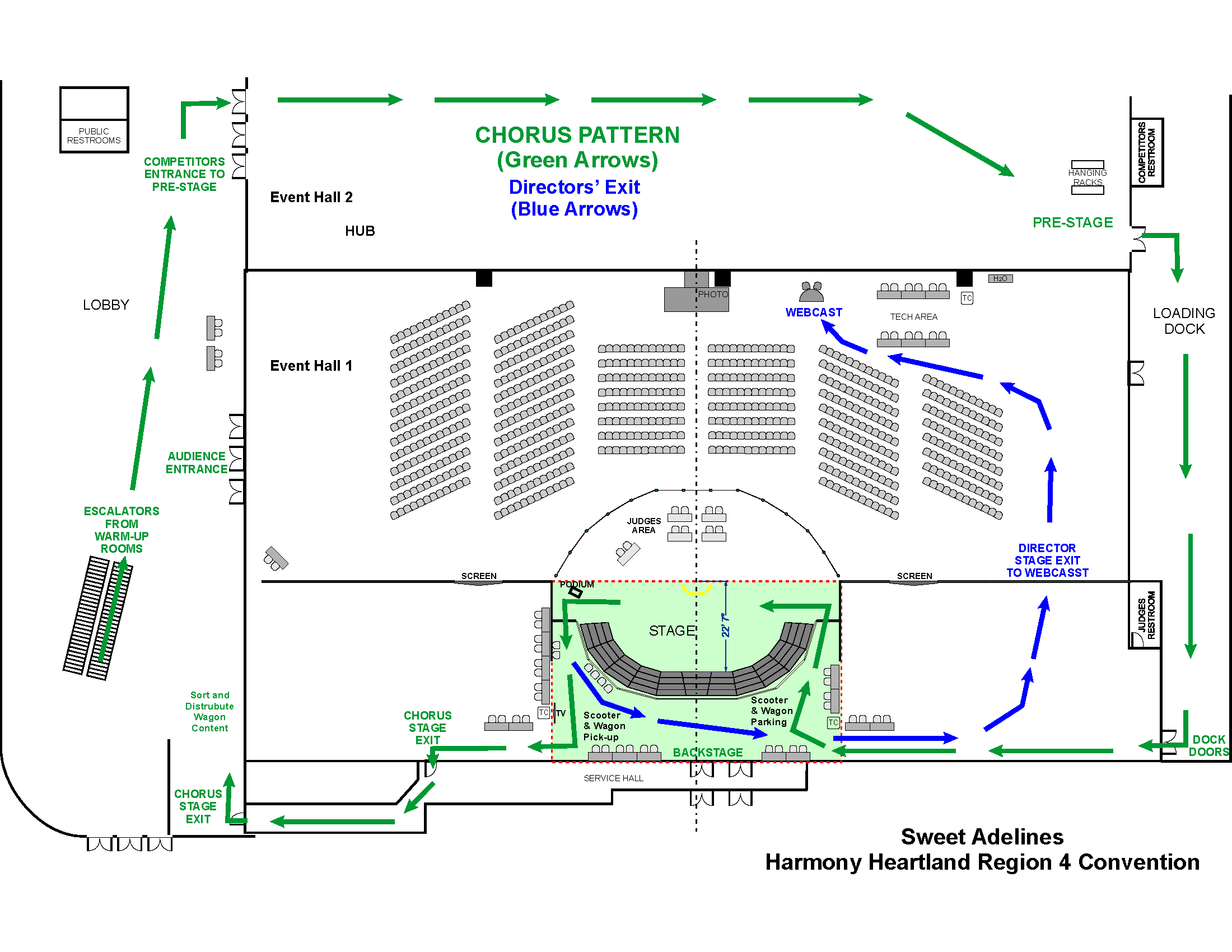 2026 Regional Competition & Convention - Map of Traffic Pattern ...